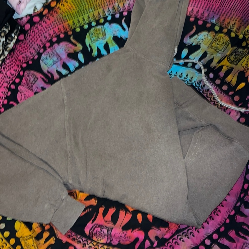 Brown hoodie